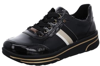 ARA Damen Sapporo Sneaker, Schwarz, 41 EU Weit