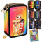 Federtasche 3-fache Federmappe Rainbow High Golden Style Motiv Federmäppchen 46-teilig gefüllte Schüleretui Stifte und Pinsel inkl. Aufgabenheft Federbox Etui Schul-Etui