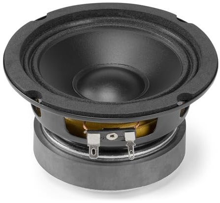 VONYX WP10 4-Inch Replacement Speaker Driver - Hi Fi speaker driver, Woofer Driver, 50W RMS, 8 Ohms, Voice Coil, Semi-Transparent Polypropylene Cone, Ideal for HiFi & Audio Professionals