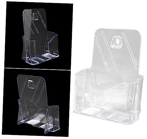 OFFSCH Transparenter Acryl-aktenhalter Dokumenten-Organizer Schreibtisch-Organizer Ordner-Organizer Notizbuchhalter Büro Organizer Schreibtisch Büromaterial