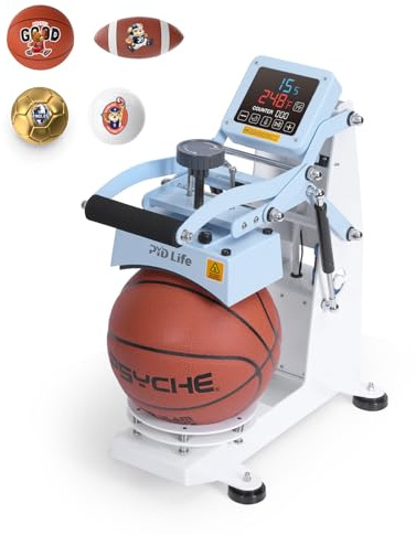 PYD Life Ball Heat Press Machine for Basketball Rugby Football Volleyball