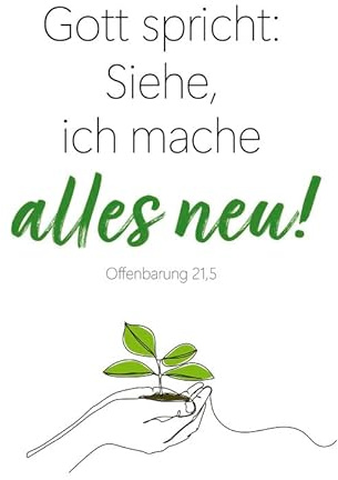 Jahreslosung 2026 - Postkarten (10er-Set): Gott spricht: Siehe, ich mache alles neu! Offenbarung 21,5