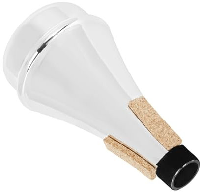 Gatuida Trompetendämpfer Für Anfängertraining Anti-störungs-trompeten-übungsdämpfer Gerader Trompetenschalldämpfer Aus Abs-material