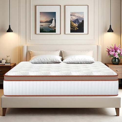Matratze 140x200 cm Höhe 25cm, Taschenfederkernmatratze 7 Zonen Härtegrad H3 Perfekte Unterstützung, Federkernmatratze für Ergonomische Rückenentlastung, Matratzen Öko-Tex Zertifiziert, Hypoallergen
