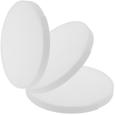 SHERCHPRY Filtri Aspiratore per Unghie 3 Pezzi, Filtro Circolare 12 CM, Fogli Filtranti Monouso per Manicure, Compatibili Aspirapolveri per Centri Estetici e Uso Personale