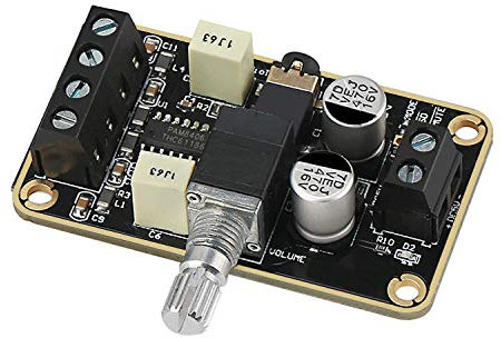 DollaTek Audioverstärker-Board, PAM8406 Digitales Leistungsverstärker-Board 5W + 5W Immersions-Gold-Stereoverstärker 2,0 zweikanalige Mini-Klasse-D-DC5V verstärken das DIY-Schaltungsmodul