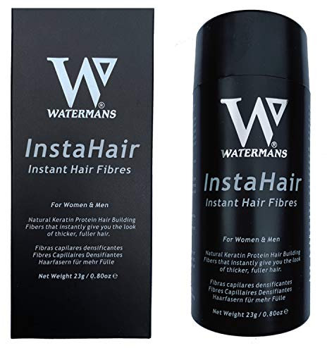 InstaHair Best Hair Building Fibres 23g - Hair Fibers for Men and Women, Hair loss concealer