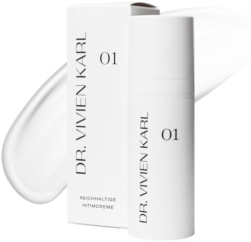DR. VIVIEN KARL Intimcreme 01 | Intimpflege Damen zur Befeuchtung und Pflege | Feuchtcreme gegen Intimtrockenheit | Hormonfrei | Ohne Duftstoffe | In Apotheke entwickelt & Deutschland produziert 50 ml