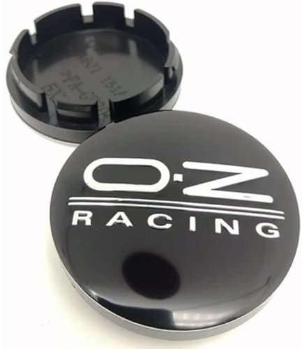 VAEVEN 4 Stück Nabendeckel für OZ Racing 56mm, Auto Nabenkappen, Langlebig Stabil Nabenabdeckung, Radnabenkappen Felgenschutzhülle Auto Zubehör,B