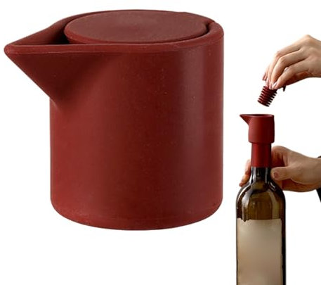 Chiusura del vino in silicone - tappo della bottiglia di bevande, coperchio di chiusura della birra a doppia sigillata | Maschera di vino scintillante, tappo per bottiglie di vino bianco, bottiglie d'