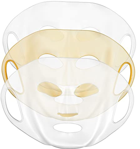 Homoyoyo Masques de Beauté Réutilisables en Silicone 3 Pièces Crochets D'oreille, Absorption des Nutriments L'évaporation pour Bain et Spa