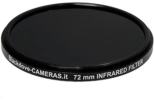 Filtro infrarosso 850nm 72mm Blackdove-cameras- Infrared filter 850 nm cut. IR