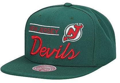 Mitchell & Ness New Jersey Devils Lock Up Vintage Snapback Cap