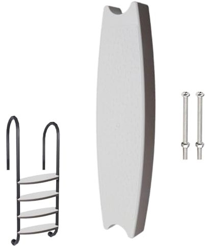 Yumneo Escalones de piscina enterrados, escalones de piscina, escalera impermeable para parque acuático, escaleras de piscina y escalones para piscinas