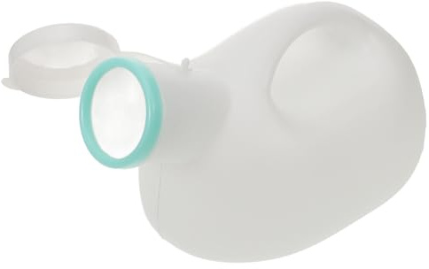 TOYZFRIENDY Orinatoio Portatile per Uomo in Plastica Bianco Capacità 2000ml Design Compatto per Viaggi e Uso Domestico