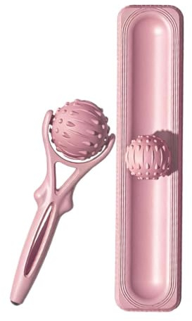 Massageboll mot ryggen Med Rullande Design, Tvättbar, Och Handhållen | Fasciaboll För Användning På Axlar, Höfter, Vader, Händer, Ben, Kro