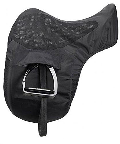 Lemieux ProKit Ride On Dressur-Sattelbezug in Schwarz mit Silikongriff-Sitz, wasserdichtes Polyester-Außenmaterial & Fleecefutter – Einheitsgröße