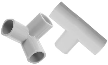 MOLUCKFU Connecteurs de Remplacement Parc à Jeux Bébé, Raccords Coudés en T et Triangle PVC 22 Mm, Accessoires Sécurisés pour Barrière Intérieure Bébé, Installation sans Outil, Lot 2