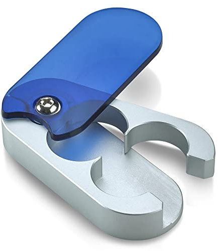 Coupe-pilules pour petites pilules et grandes pilules | Répartiteur de pilules et conteneur de rangement en aluminium | Trancheuse de pilules portable