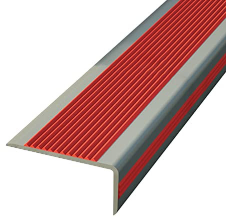 IBOWZ Selbstklebende Teppich-Zierleiste Übergangsstreifen, Selbstklebender Eck-Treppenstufenschutz, PVC-Kunststoff-Fenster-/Treppenkanten-Zierstreifen, für Villa, Büro, Kindertagesstätte, 5 cm breit