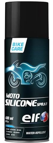 TERAM LOISIRS Moto Silicone Spray compatibile per ELF 400 ML/impermeabilizzante e lucidante
