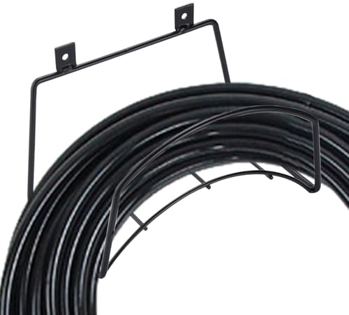 Sghtil Supports de tuyau d'arrosage pour l'extérieur, support de rangement robuste pour tuyau de jardin, gain de place, antirouille pour piscine, patio, terrasse, cour extérieure