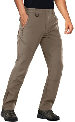 Stlight Men's Mens Snow Ski Waterproof Winter Fleece Lined Pants Hiking Pants