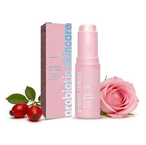 Eye Stick, Rosehip, 3 g, Hydrating Multi Balm for Dark Circles and Puffiness, Hydrating Eye Stick, Anti-Wrinkle Fades Fine Lines, Firms & Moisturises (1)