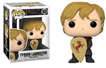 Funko POP! TV: GOT - Tyrion Lannister With Shield - Game Of Thrones - Collectable Vinyl Figure - Gift Idea - Official Merchandise - Toys for Kids & Adults - TV Fans - Model Figure for Collectors