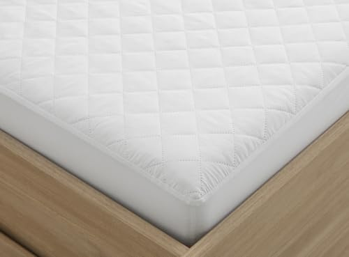 Degrees Home 2Basic – Protector de Colchón Reversible y Ultrasuave, Acolchado y Transpirable (150x190/200) – Ajustable hasta 32 cm, Hipoalergénico y Lavable a 60º – Microfibra Certificada Oeko-Tex