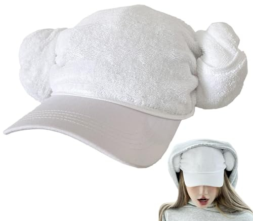 Cappello da sauna per donne e uomini, traspirante, accessorio per sauna, leggero, comodo per una migliore esperienza di relax, bianco