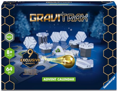 Calendario de adviento GraviTrax de Ravensburger: Ideal para Principiantes y fanáticos de GraviTrax, Juguete de construcción para niños de 8 años o más