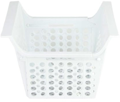 Cesta organizadora de congelador para el pecho, contenedor organizador de congelador ampliable, cestas de alambre de metal con asa, cajas de almacenamiento apilables para cocina (pequeña)