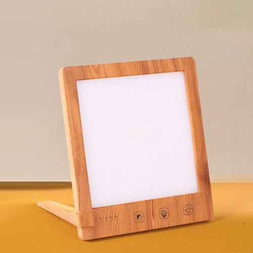 LOGT Lampada di Luce Diurna 10000 Lux Luce Terapia Luminosa a LED con Luce Solare Simulata Light Therapy Lampade Dimmerabili e Touch Control Lampada di Luce Diurna Doccia di Luce Senza UV con Timer