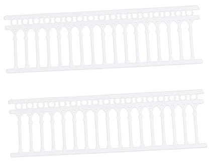 Garneck Recinzione Fai Da Te Per Cortile 1 Metro in Plastica Abs, Struttura Decorativa Per Tavolo Da Sabbia e Giardino, Micro Paesaggio 1/100 Resistente e Pratica