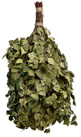 Frusta da bagno Venik per sauna in betulla naturale, per sauna tradizionale e bagno turco, per sauna e bagno turco, frusta russa per sauna secca, accessori essenziali per massaggi a base di erbe