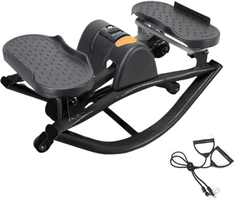 Stepper a dondolo, con base antiscivolo, 50 x 25 x 25 cm, attrezzatura per allenamento laterale, attrezzatura per esercizi a casa, design portatile, per casa, appartamento, dormitorio, ufficio