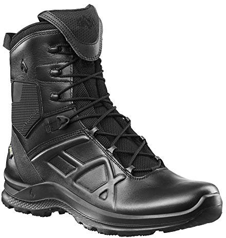 Haix Black Eagle Tactical 2.0 GTX high/Black Praktische Einsatzschuhe: Bequeme Lederstiefel für Beruf und Freizeit. 43