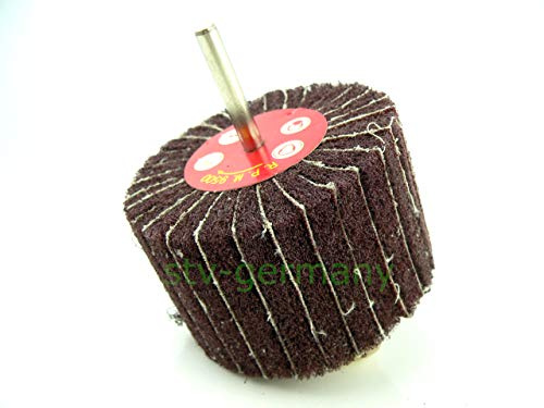 Vliesschleifer Schleifmop Schleifstift Vliesmop in verschiedenen Größen und Körnungen (80x50x6 K60)