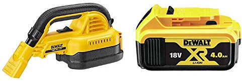 DEWALT DCV517N-XJ XR Handheld Vacuum, 18 V, Black/Yellow & 18V XR Lithium-Ion Battery