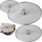 3 Pieces Stainless Steel Splash Guard for Frying Pan, 9.84 11.42 12.99 Grease Splatter Screen Mesh Oil Proofing Lids for Home Restaurant