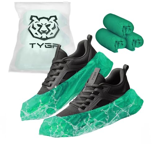 TYGA STORE 30 Pieces Disposable Shoe Covers | Comfortable to Wear, Helps Protect Flooring, Lightweight Design, Suitable for Daily Use, Strong Foot Covering, Anti Slip