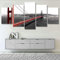 5-Teiliges Wandbild Auf Leinwand Golden Gate Bridge Landschaft (Mit Rahmen 150 X 100 Cm) Wanddekoration Für Wohnzimmer, Schlafzimmer, Büro, Wandmalerei, Druck Auf Leinwand, Wandbild, Poster, 7H1B+X1