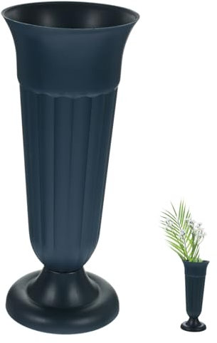 Zerodeko Jarrón Conmemorativo para Cementerio Contenedor De Flores para Cementerio Urna Maceta para Jardín Soporte para Flores para Resistente Romano