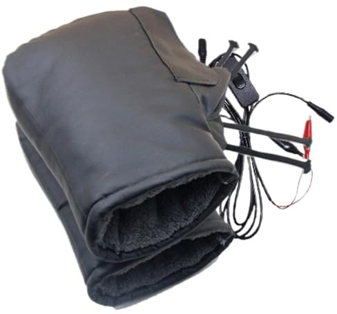 Manopole riscaldate per moto, con controllo della temperatura, impermeabili, antivento, antiscivolo, con calda imbottitura