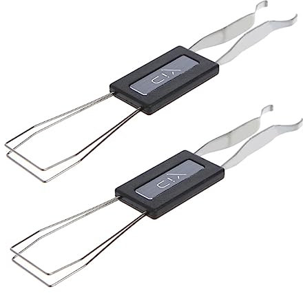 PHENOFICE 2stücke Tastatur-tastenentferner Im Drahtstil Aus Werkzeug Zum Entfernen Und Versetzen Von Tastenkappen Für Mechanische Tastaturen Langlebig Und Einfach Zu Bedienen