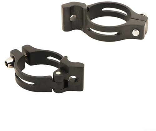 Simplified Installation Bicycle Front Derailleur Braze On Clamp in Lightweight Metal (34.9mm)