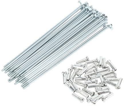 DYYEUAVT Cykelekrar Cykelhjulsradier 14G 125 mm 135 mm 138 mm 171 mm 177 mm 185 mm 202 mm 205 mm Längd Galvaniserat kolstål