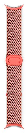 Google Pixel Watch Gewebtes Armband – Koralle