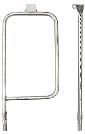 FACULX Brennerrohr für Weber Q300 Q3000 Q320 Q3200 Gasgrills 304 Edelstahl Grill Brenner Rohr Set Ersatz für Weber Q Serie Gasgrills Brenner